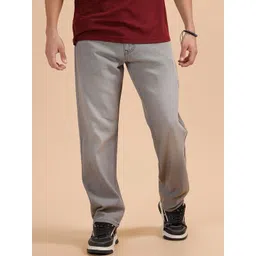 WROGN Men Comfort Relaxed Fit Mid-Rise Light Fade Jeans-picture-22