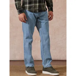 WROGN Men Comfort Relaxed Fit Mid-Rise Low Distress Jeans-image-36