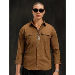 WROGN Men Comfort Slim Fit Casual Shirt-picture-12