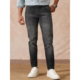 WROGN Men Comfort Slim Fit Mid-Rise Light Fade Jeans-picture-25