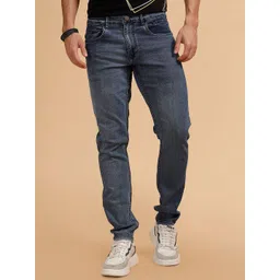 WROGN Men Comfort Slim Fit Mid-Rise Light Fade Jeans-picture-38