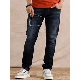WROGN Men Comfort Tapered Fit Mid-Rise Light Fade Jeans-picture-39