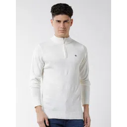 WROGN Men Cotton Pullover with Zip Detail-picture-10