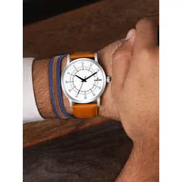 WROGN Men Dial & Leather Textured Straps Analogue Watch WRNWJ24 Set-09-picture-14