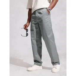 WROGN Men Loose Fit Chinos Trousers-picture-22