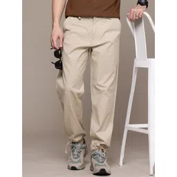 WROGN Men Loose Fit Joggers Trousers-picture-27