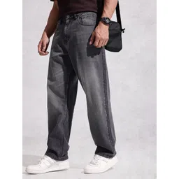 WROGN Men Loose Fit Light Fade Stretchable Jeans-picture-27