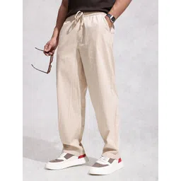 WROGN Men Loose Fit Trousers-picture-13