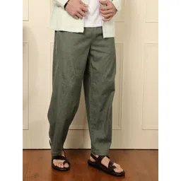 WROGN Men Loose Fit Trousers-picture-19