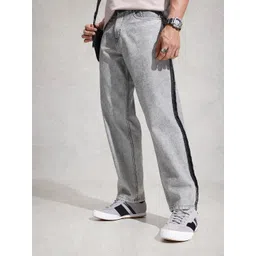 WROGN Men Loose Relaxed Fit Mid-Rise Heavy Fade Pure Cotton Jeans-picture-36