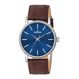 WROGN Men Printed Dial & Leather Textured Straps Analogue Watch WRNWJ25 Set-26-picture-15