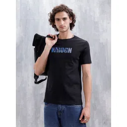 WROGN Men Printed Pure Cotton Slim Fit T-shirt-picture-32