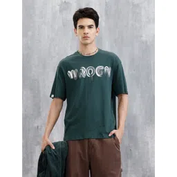 WROGN Men Printed Round Neck Short SleevesT-shirt-picture-26