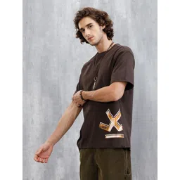WROGN Men Printed Round Neck T-shirt-picture-16