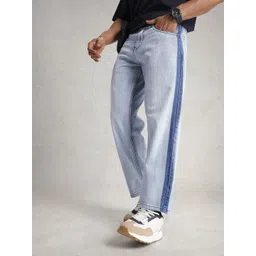 WROGN Men Pure Cotton Loose Fit Heavy Fade Jeans-picture-30