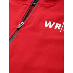 WROGN Men Red Solid Sweatshirt image 2