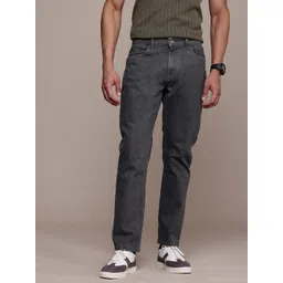 WROGN Men Relaxed Fit Light Fade Stretchable Jeans-picture-39
