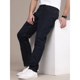 WROGN Men Relaxed Fit Light Fade Stretchable Jeans-picture-19