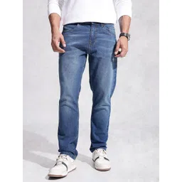WROGN Men Relaxed Fit Light Fade Stretchable Jeans image 3