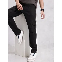WROGN Men Relaxed Fit Mid-Rise Light Fade Stretchable Jeans-picture-13