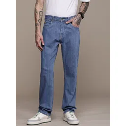 WROGN Men Relaxed Fit Stretchable Jeans-image-7