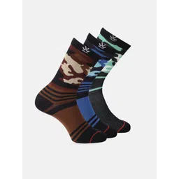 WROGN Men Set of 3 Patterned Calf-Length Socks-picture-24