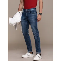 WROGN Men Skinny Fit Light Fade Stretchable Jeans-picture-21