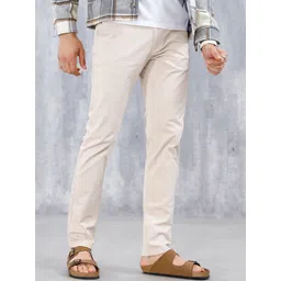 WROGN Men Slim Fit Easy Wash Trousers-picture-34