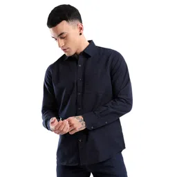 WROGN Men Solid Pure Cotton Casual Shirt-image-40