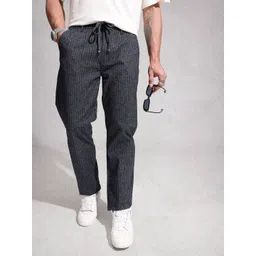 WROGN Men Striped Anti Fit Chinos Trousers-picture-22