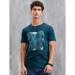 WROGN Men Typography Printed Round Neck Cotton T-shirt-picture-16