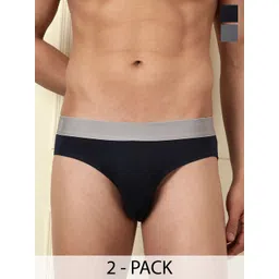 WROGN Pack Of 2 Printed Pure Cotton Basic Briefs WUBF2012-picture-22