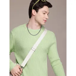 WROGN Self Striped Comfort Fit Pullover-picture-20