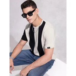WROGN Striped Pure Cotton Comfort Fit T-shirt-picture-37