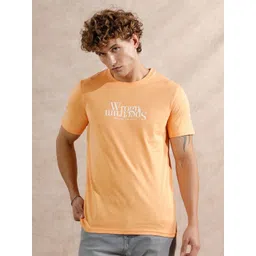 WROGN Typography Printed Regular Fit Cotton T-shirt-picture-31