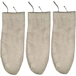 WUD 3 pcs. Double layer Unbleached Muslin Cloth Water Filter for Tap,No plastic, No Colour Fabric. Tap cover for Purifying, Filtering the water in Home and Kitchen.-picture-28