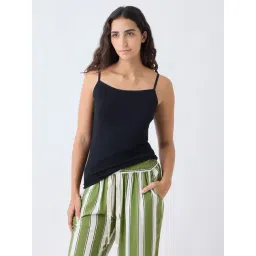 Wunderlove by Westside Black Square Neck Seam-Free Camisole-picture-41