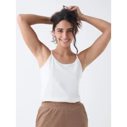 Wunderlove by Westside Off-White Cotton-Blend Camisole - Pack of 2-picture-15