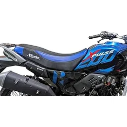 x Pulse 200 4v Black pu Leather,Bike seat Cover,Colour Black,Ready to fit-picture-22