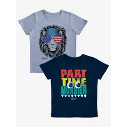 x2o Boys Pack of 2 Printed T-shirt-picture-17