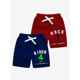 x2o Boys pack of 2 Typography Printed Shorts-picture-21