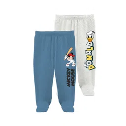 x2o Infants Girls Pack Of 2 Printed Cotton Footed Track Pants-picture-15