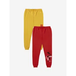 x2o Kids Pack Of 2 Printed Relaxed Fit Cotton Joggers-picture-25