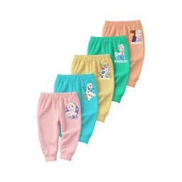 x2o Kids Pack Of 5 Printed Cotton Lounge Joggers-picture-15