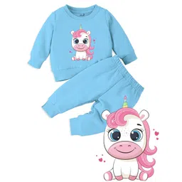 x2o Kids Printed T-shirt with Pyjamas-picture-30