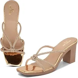 xe looks Fancy & Comfortable Block Heel Sandal for women & Girls-picture-47