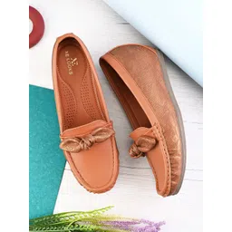 XE Looks Women Textured Wedge Sandals with Bows-picture-17