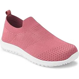 xenaro Memory Foam Women's Casual Knitted Slip-On Shoes | Comfortable Lightweight Walking Shoes for Office Travel for Girls and Ladies | Sizes 4-9-picture-54