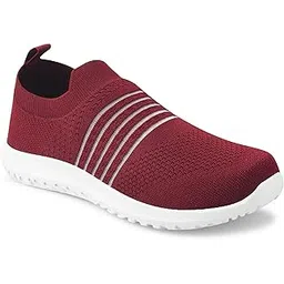 xenaro Memory Foam Women's Casual Knitted Slip-On Shoes | Comfortable Lightweight Walking Shoes for Office Travel for Girls and Ladies | Sizes 4-9-picture-29