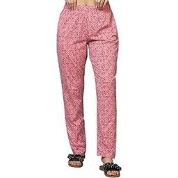 xenios Women’s Cotton Pyjama Pants | Soft Breathable Sleepwear Bottoms with Elastic Waist | STYLE 187-picture-39